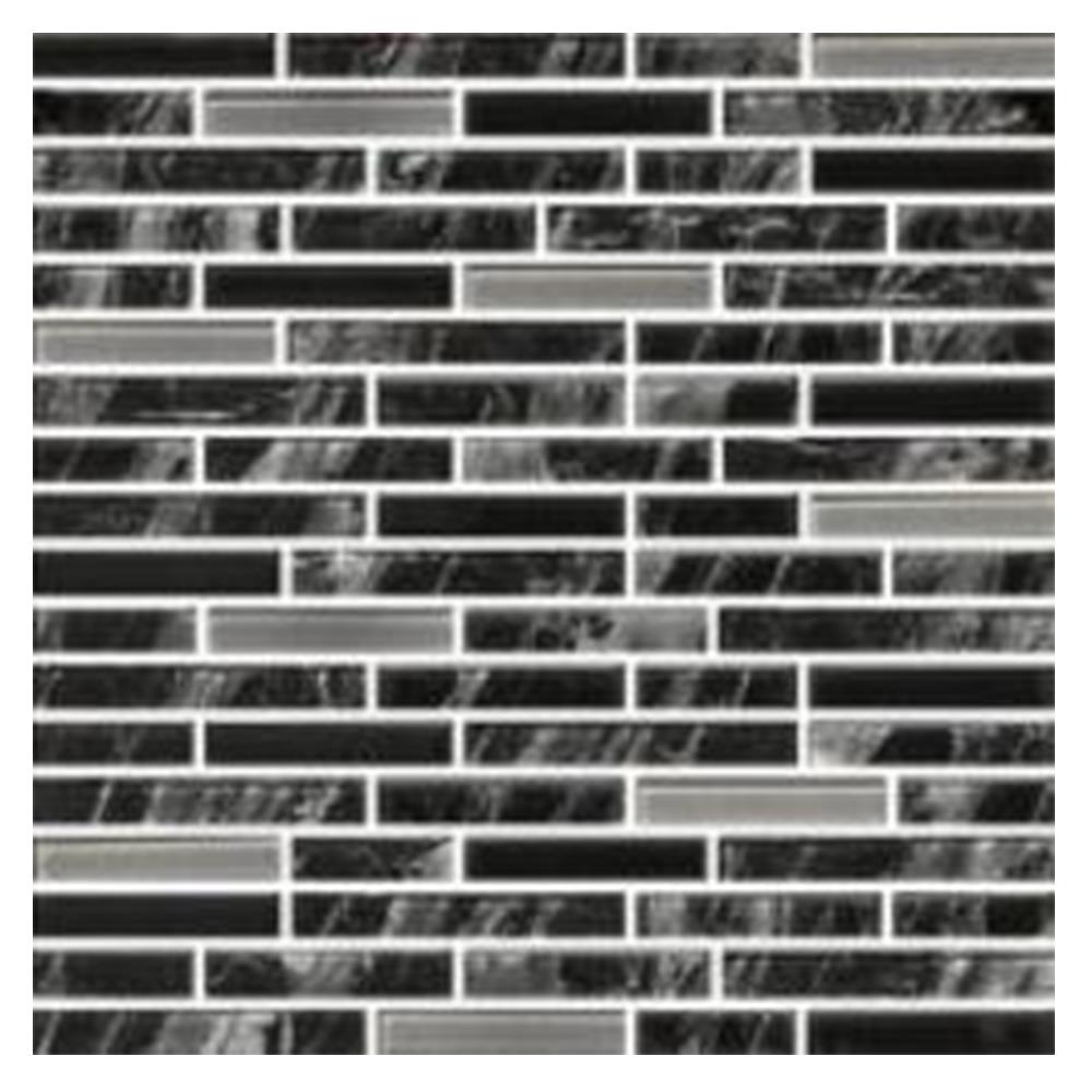 โมเสคแก้ว 30x30 ซม. เพ็ดดร้า ดำ