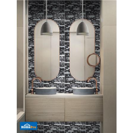 โมเสคแก้ว 30x30 ซม. เพ็ดดร้า ดำ_2