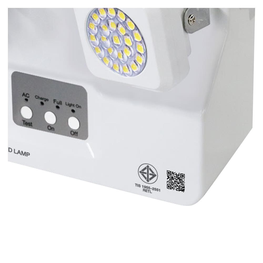 ไฟฉุกเฉิน LED สำรองไฟ 10 ชั่วโมง Daylight RACER