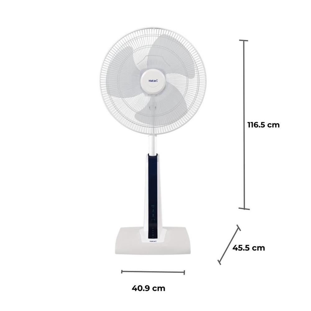 พัดลมสไลด์ 18 นิ้ว HATARI Slide Smart L1 สีขาว