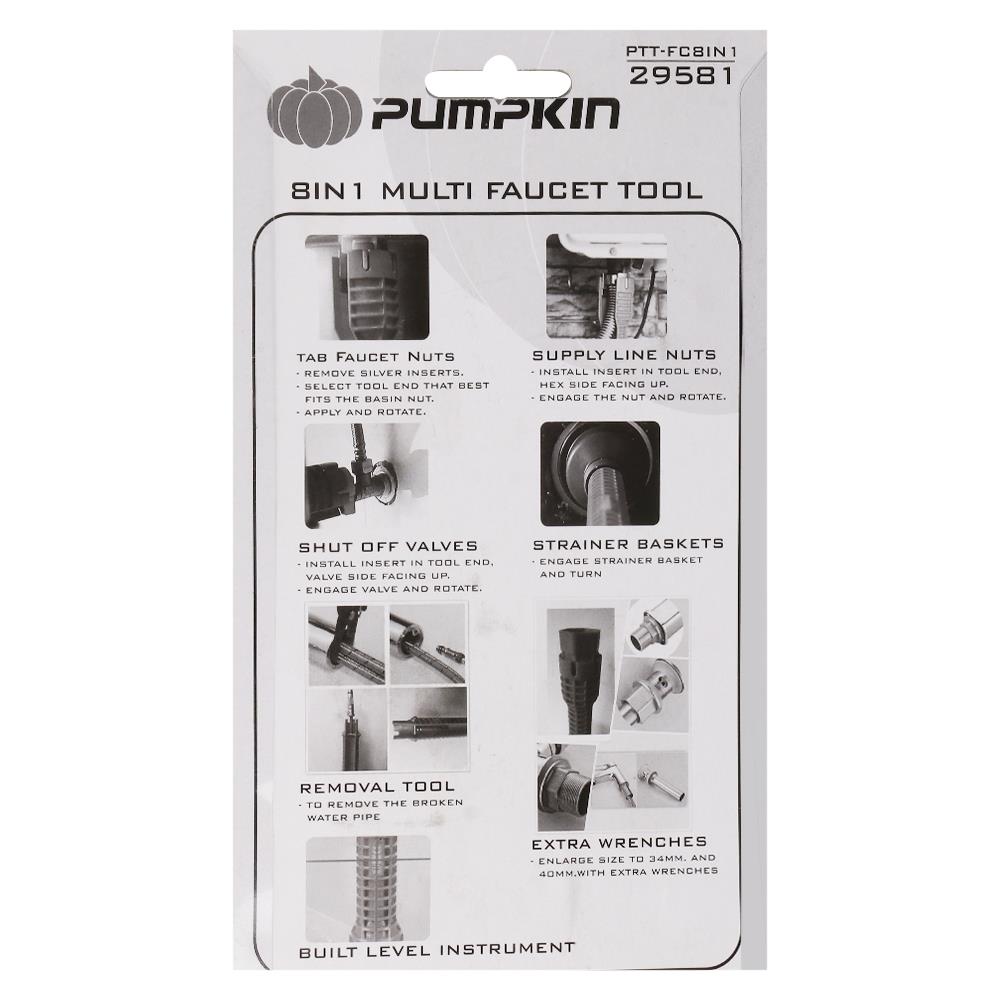 ประแจขันนอตใต้อ่างอเนกประสงค์ PUMPKIN 8IN1