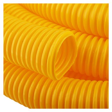 ท่ออ่อนลายลูกฟูก SCG 3/4 นิ้ว 5 เมตร สีเหลือง_1