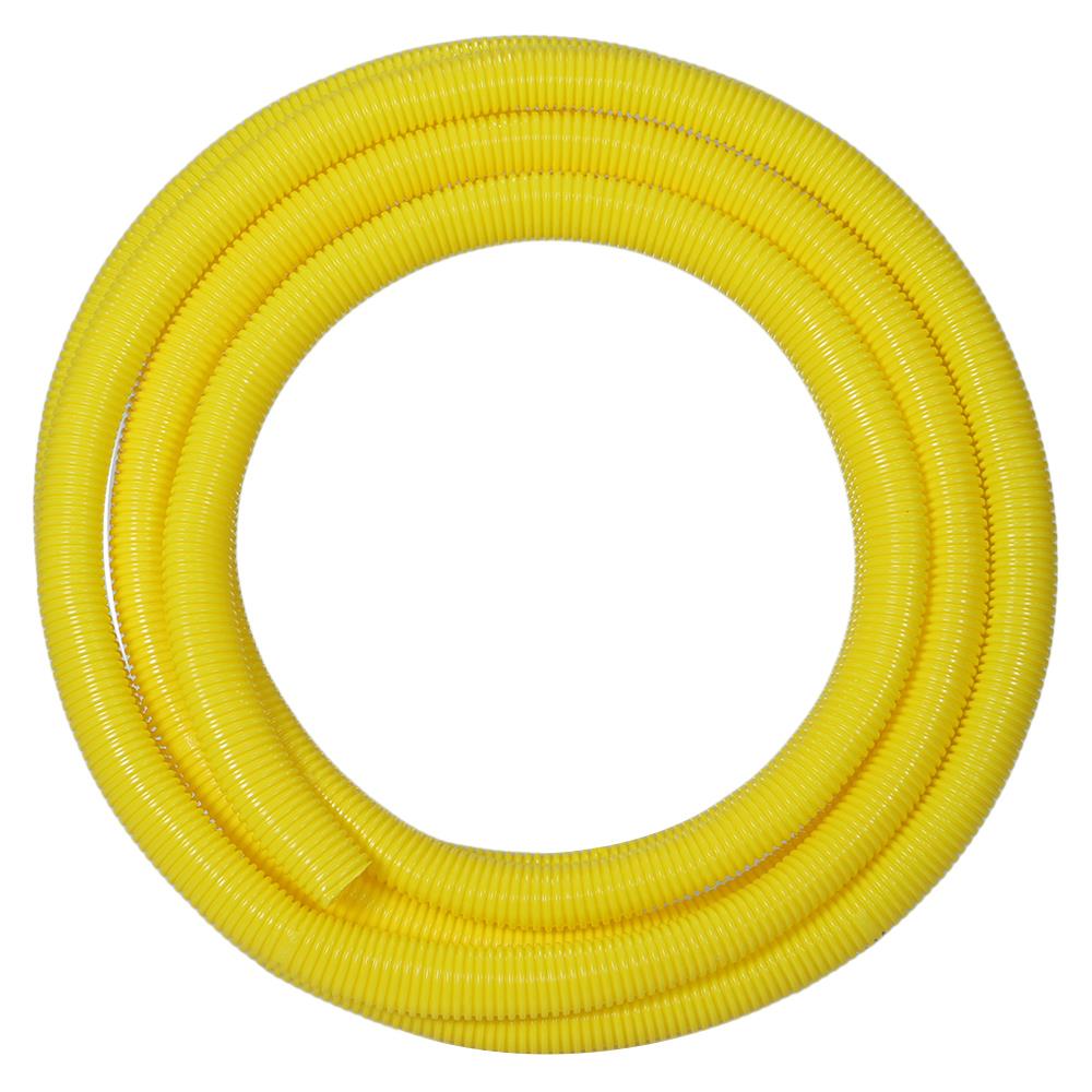 ท่ออ่อนลายลูกฟูก SCG 1/2 นิ้ว 5 เมตร สีเหลือง