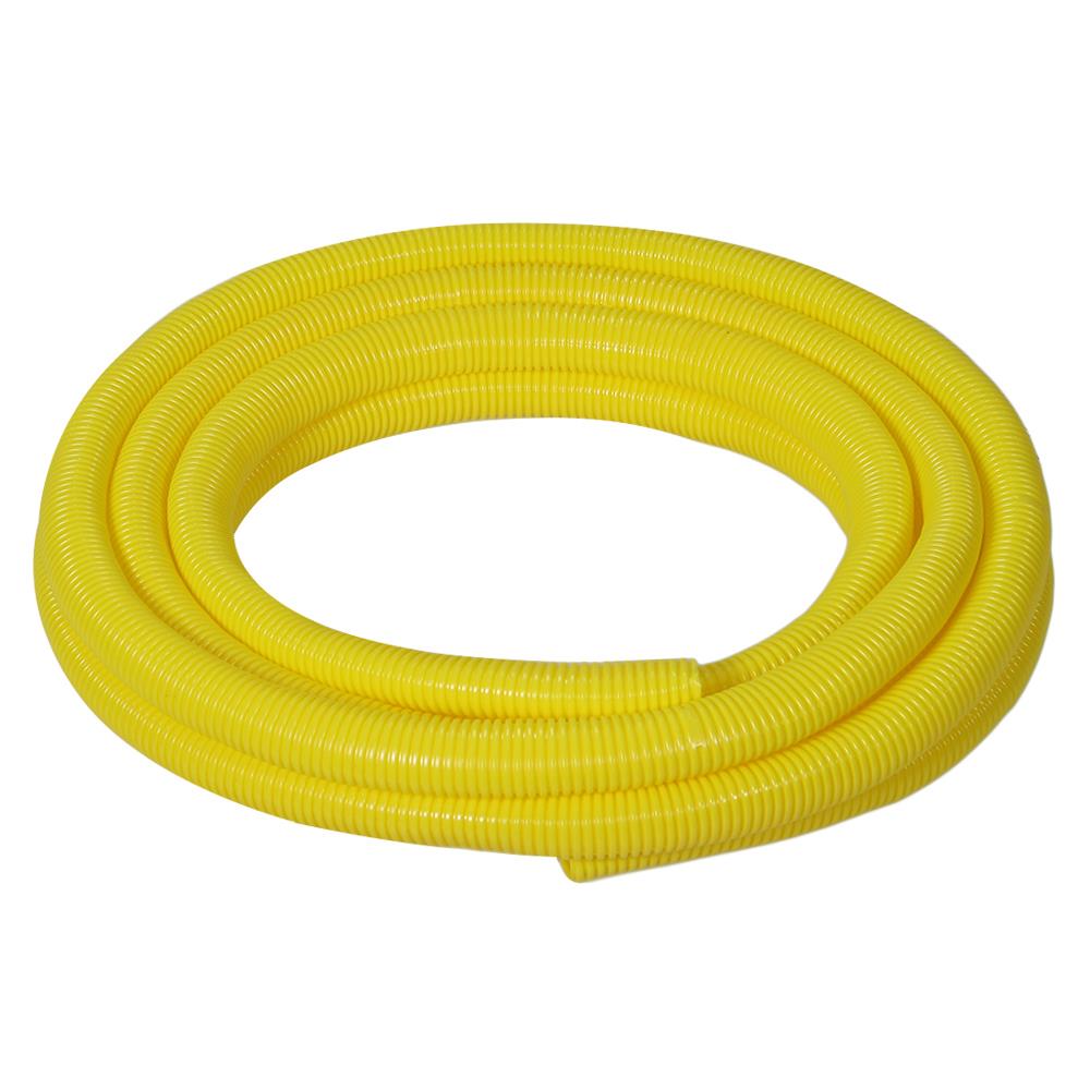 ท่ออ่อนลายลูกฟูก SCG 1/2 นิ้ว 5 เมตร สีเหลือง