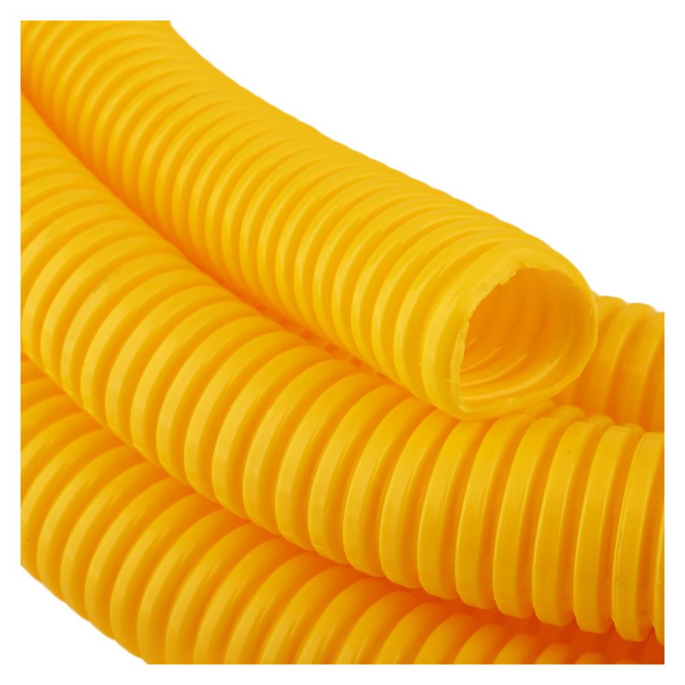 ท่ออ่อนลายลูกฟูก SCG 3/8 นิ้ว 5 เมตร สีเหลือง