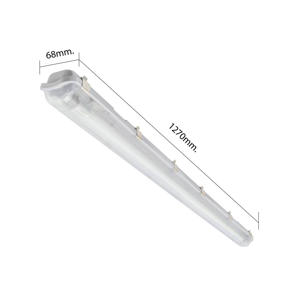 รางนีออนกันฝน LED LAMPTAN TRI PROOF SET 18 วัตต์ DAYLIGHT สีขาว