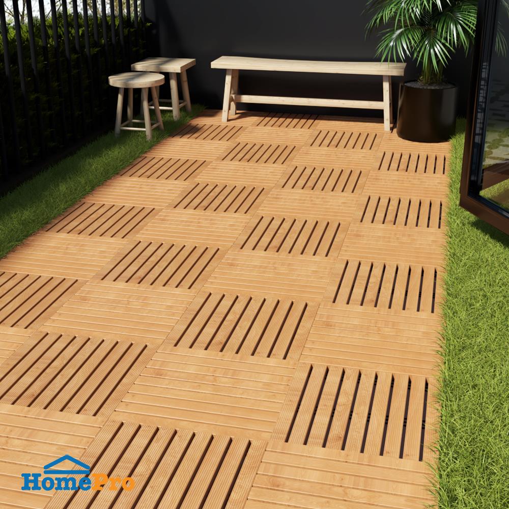 ทางเท้าไม้เต็ง SPRING 50X50 ซม.