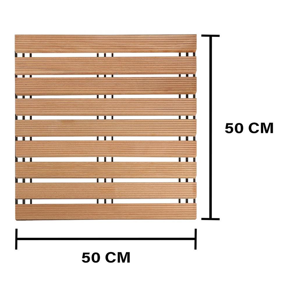 ทางเท้าไม้เต็ง SPRING 50X50 ซม.