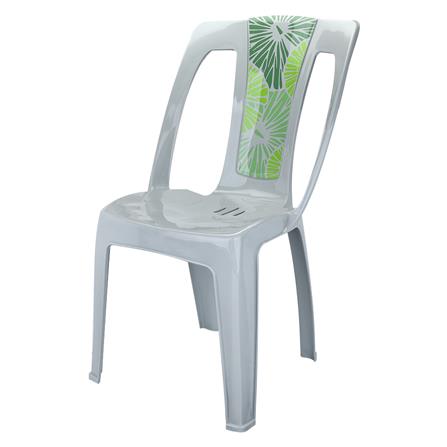 เก้าอี้พลาสติก SPRING LOTUS สีเทา_0