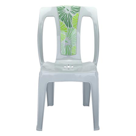 เก้าอี้พลาสติก SPRING LOTUS สีเทา_1