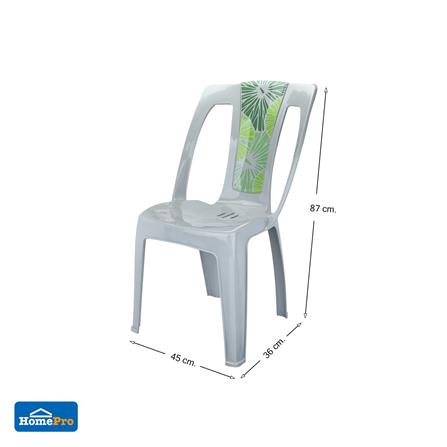 เก้าอี้พลาสติก SPRING LOTUS สีเทา_6