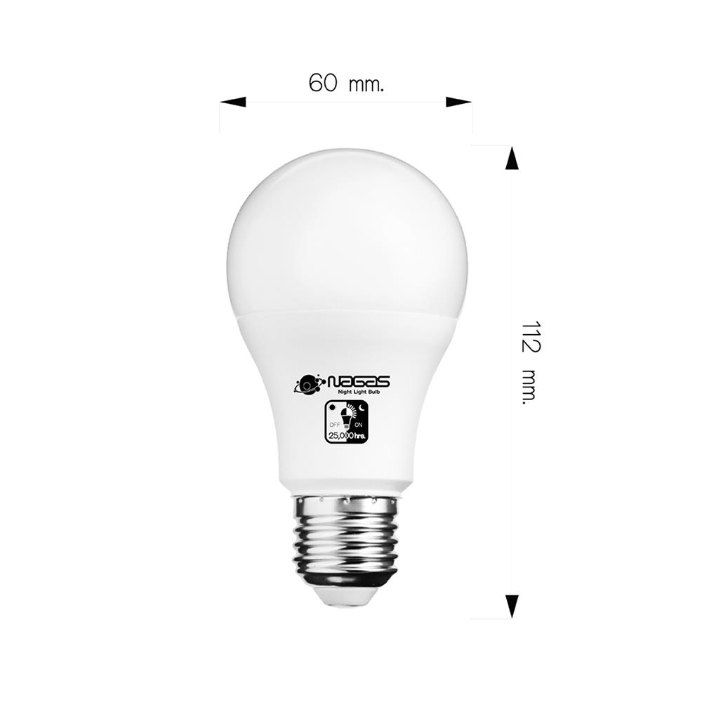 หลอด LED NAGAS NIGHT LIGHT 10 วัตต์ DAYLIGHT E27