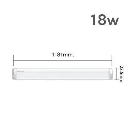 ชุดรางนีออน LED LAMPTAN GLOSS SLIM 18 วัตต์ WARM WHITE_3