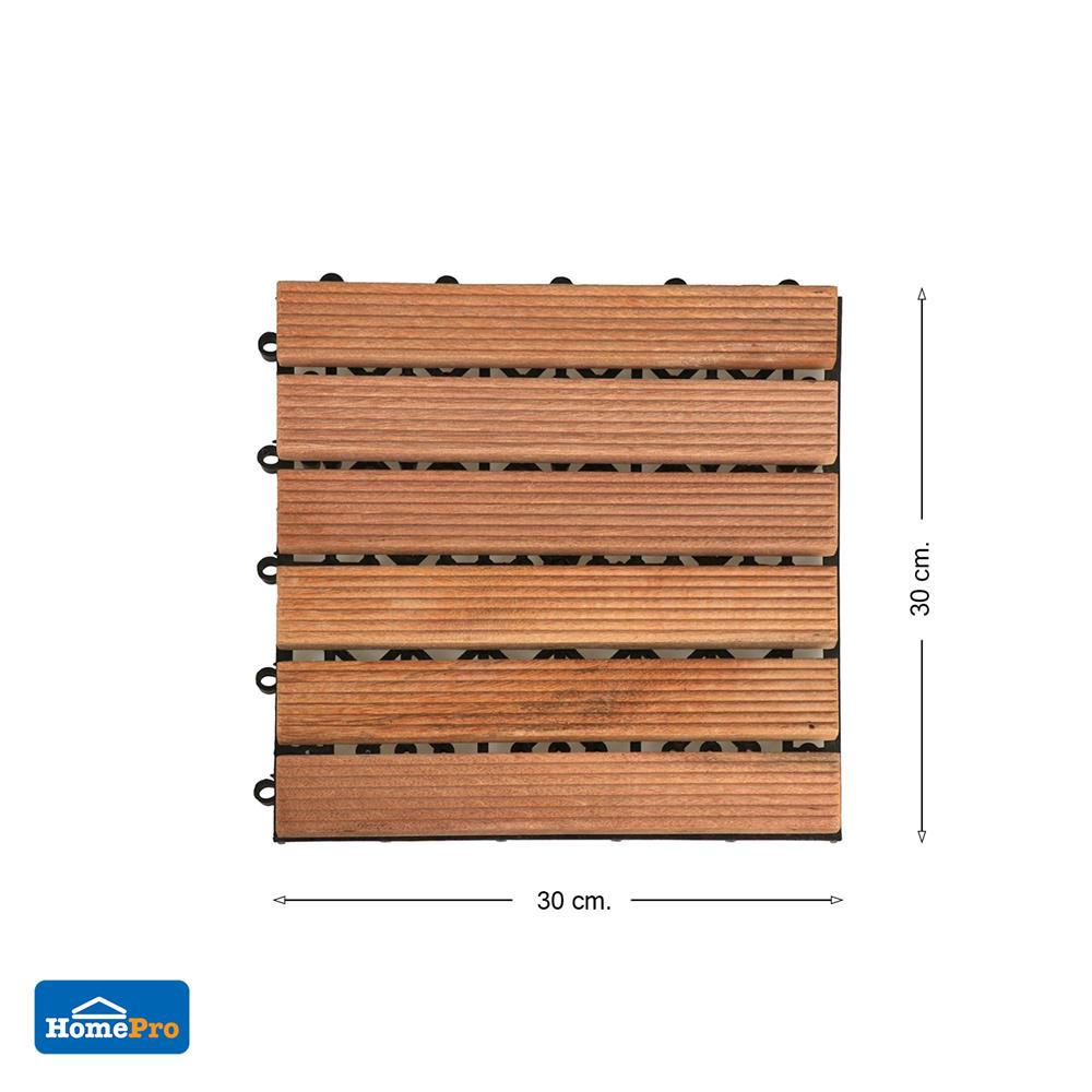 ทางเท้าไม้เต็ง SPRING 30X30 ซม.