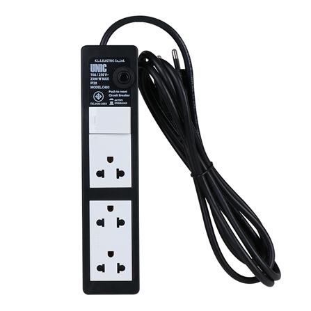 รางปลั๊กไฟ 3 ช่อง 1สวิตซ์ UNIC C403 2 ม._1