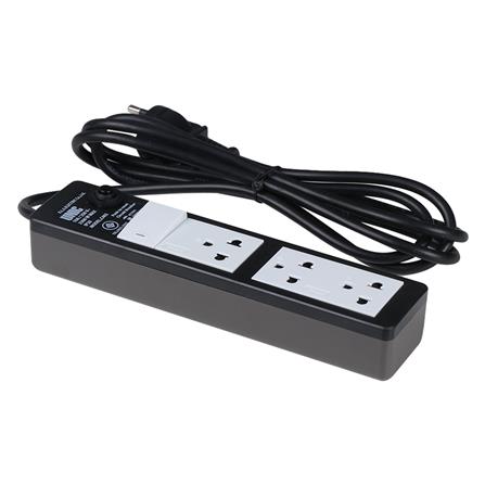 รางปลั๊กไฟ 3 ช่อง 1สวิตซ์ UNIC C403 2 ม._2