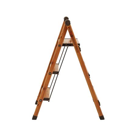 บันไดทางเดียว พับเก็บได้ MATALL DAT-EW3 3 ขั้น ลายไม้_2