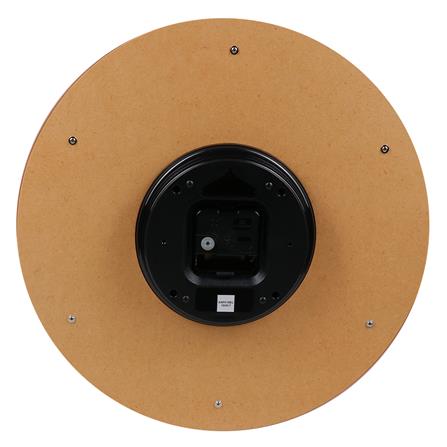 นาฬิกาแขวนผนังพลาสติก DOGENI 14.5นิ้ว สีทอ-งชมพู_2