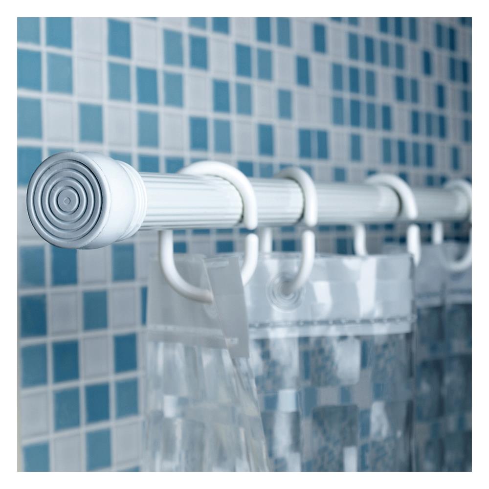 ราวม่านอะลูมิเนียม WSP T-3 160-300 ซม. สีขาว