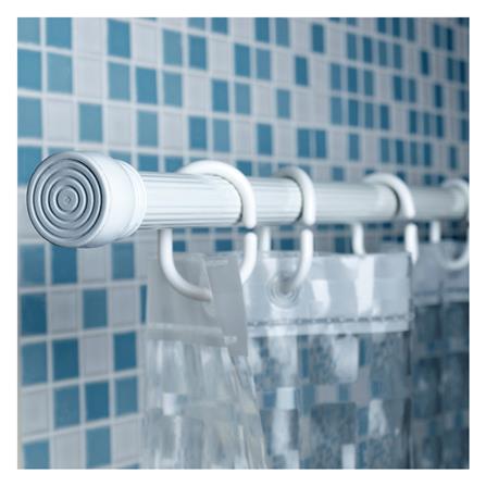 ราวม่านอะลูมิเนียม WSP T-3 160-300 ซม. สีขาว_4