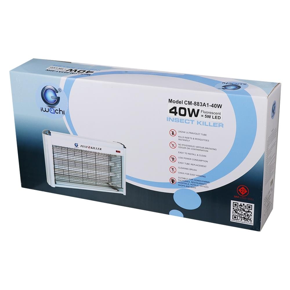 เครื่องช็อตยุงเเละเเมลง IWACHI 40 วัตต์