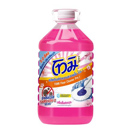 น้ำยาทำความสะอาดพื้น TOMI 5,000 มล. PINK SAKURA_0