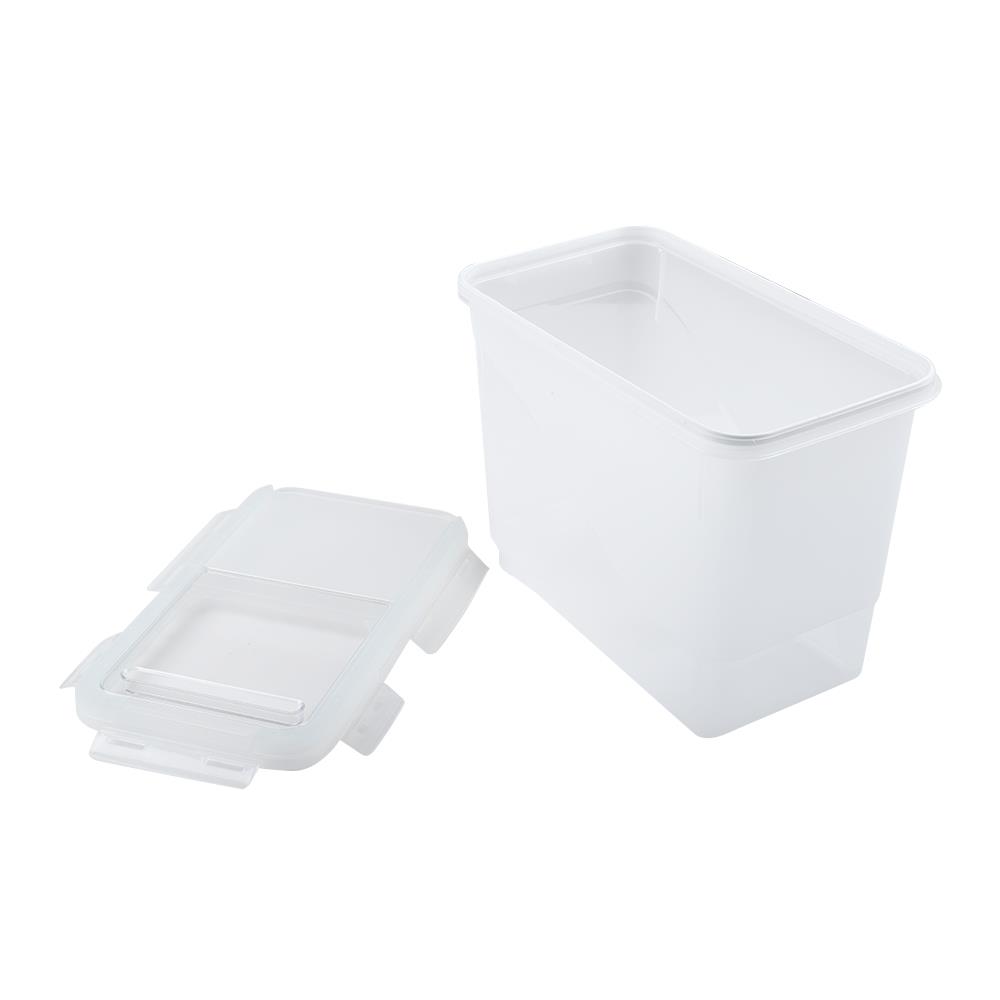 ถังข้าวสารพลาสติก 12 กก. ฝาสไลด์ KECH