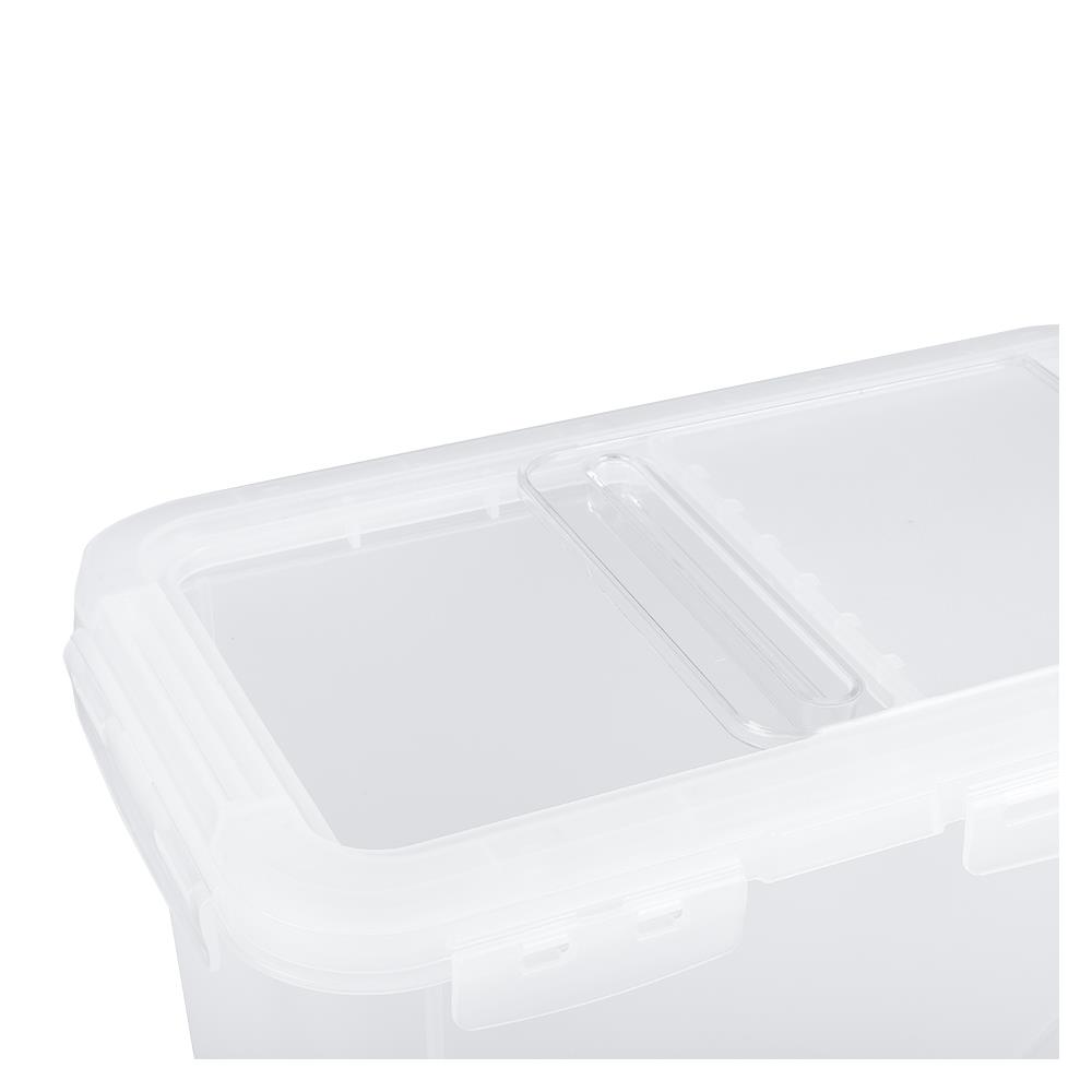 ถังข้าวสารพลาสติก 12 กก. ฝาสไลด์ KECH