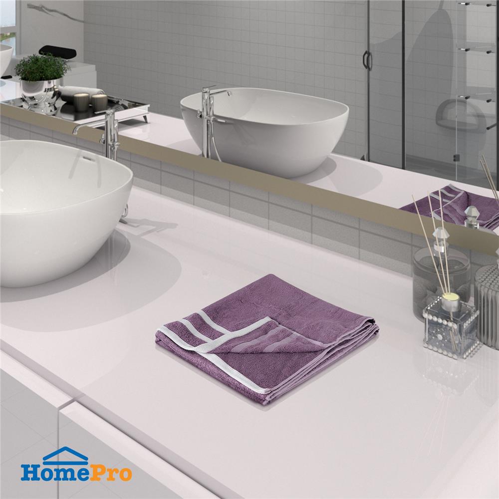 ผ้าขนหนู HOME LIVING STYLE MARTIN 13x30 นิ้ว สีม่วง