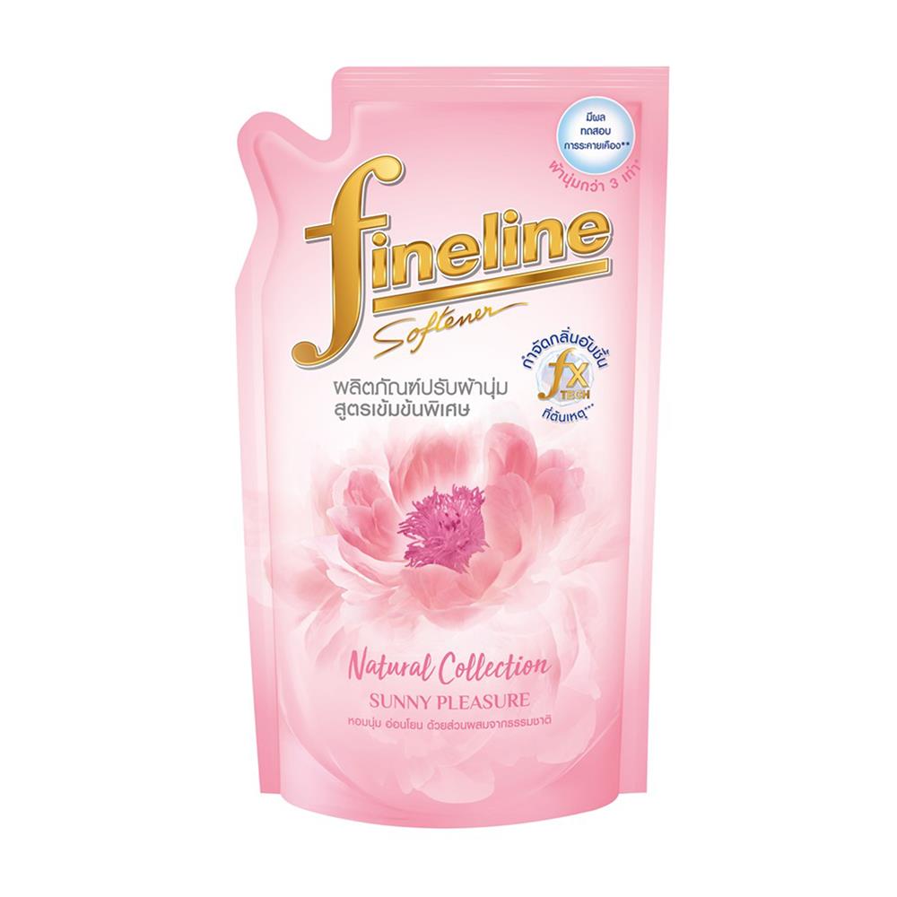 รีฟิลน้ำยาปรับผ้านุ่ม FINELINE 490 มล. SUNNY PLEASURE