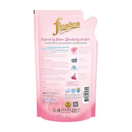 รีฟิลน้ำยาปรับผ้านุ่ม FINELINE 490 มล. SUNNY PLEASURE_1