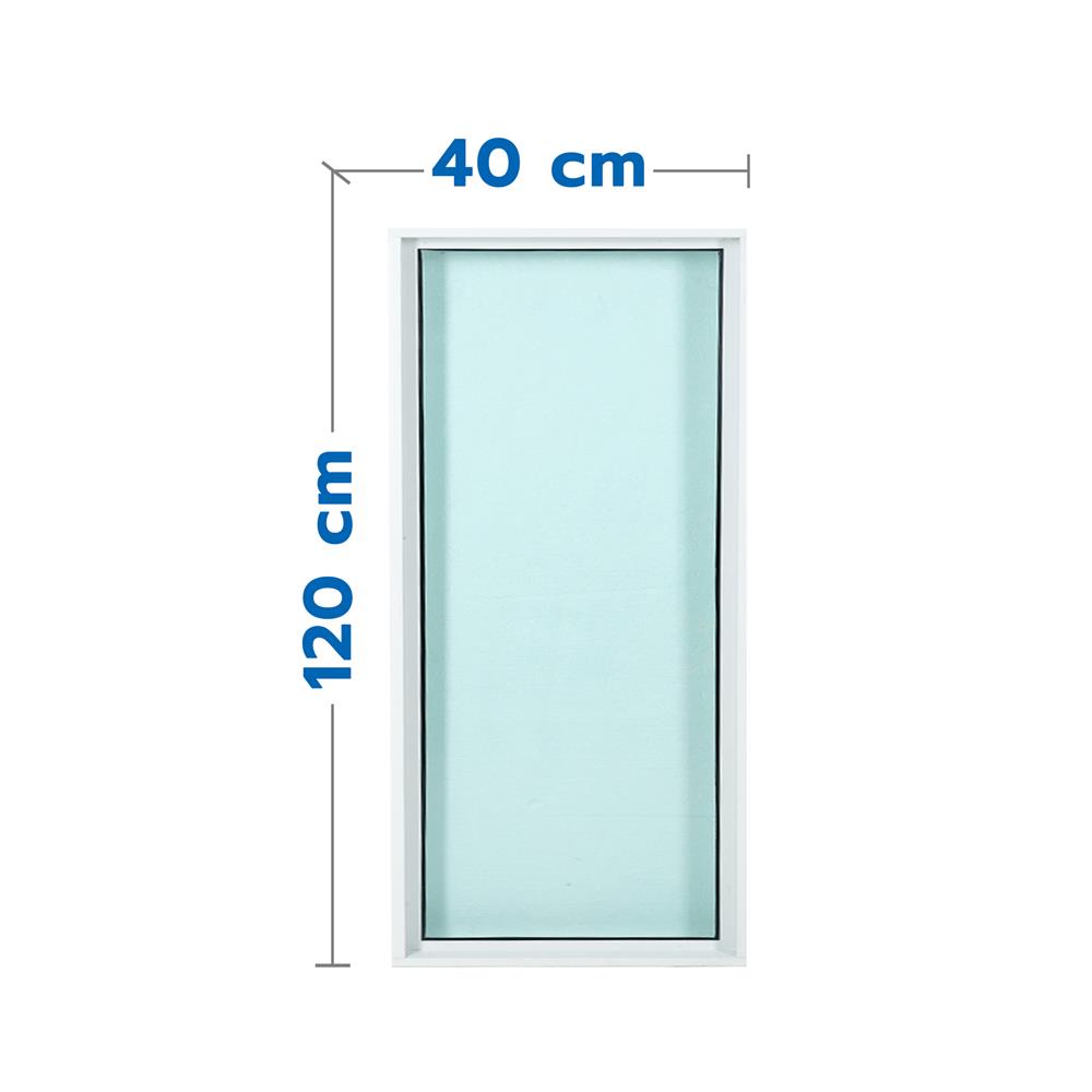 ช่องแสง อะลูมิเนียม LYNN PRIME 120x40 ซม. สีขาว