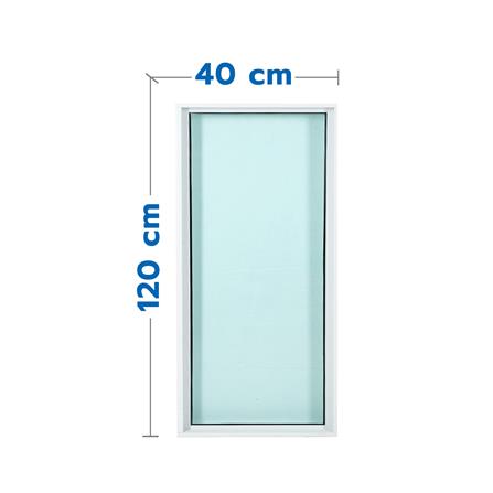 ช่องแสง อะลูมิเนียม LYNN PRIME 120x40 ซม. สีขาว