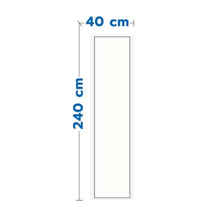 ช่องแสง อะลูมิเนียม LYNN PRIME 240x40 ซม. สีขาว