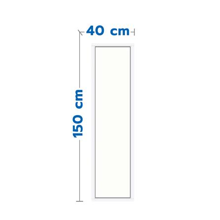 ช่องแสง อะลูมิเนียม LYNN PRIME 150x40 ซม. สีขาว