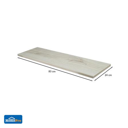 แผ่นชั้นไม้เมลามีน STACKO 80x24x1.6 ซม. สีเบิร์กโอ๊ค_4