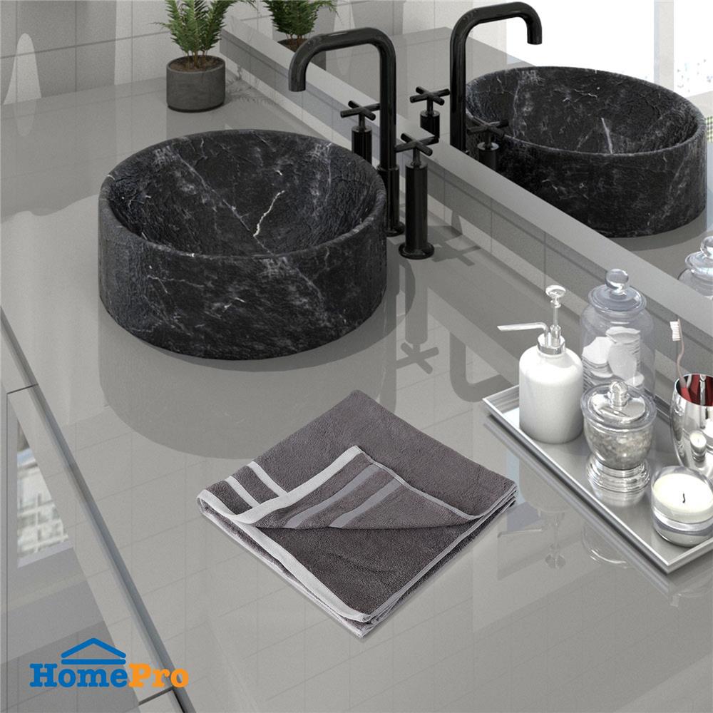 ผ้าขนหนู HOME LIVING STYLE MARTIN 13x30 นิ้ว สีเทา