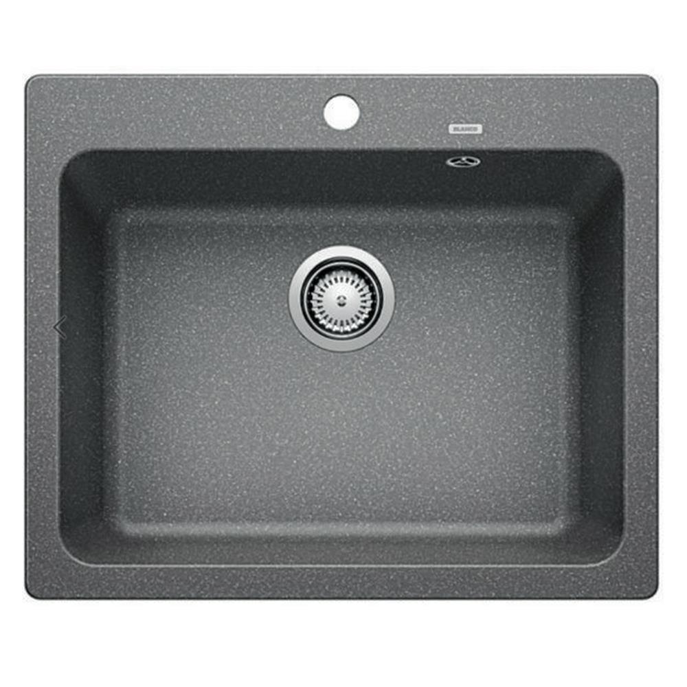 ซิงค์ฝัง 1หลุม BLANCO NAYA 6 495.39.129 แกรนิต สีอลูเมทัลลิค