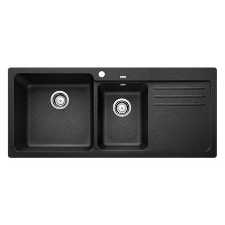 ซิงค์ฝัง 2หลุม 1ที่พัก BLANCO NAYA 8 495.39.140 สีถ่าน