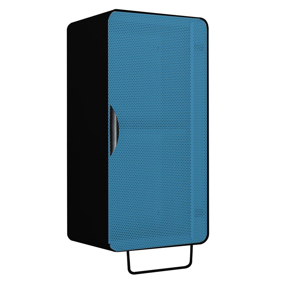 ตู้เหล็กบานเปิดทึบ KIOSK PW-01 สีดำ/ฟ้า