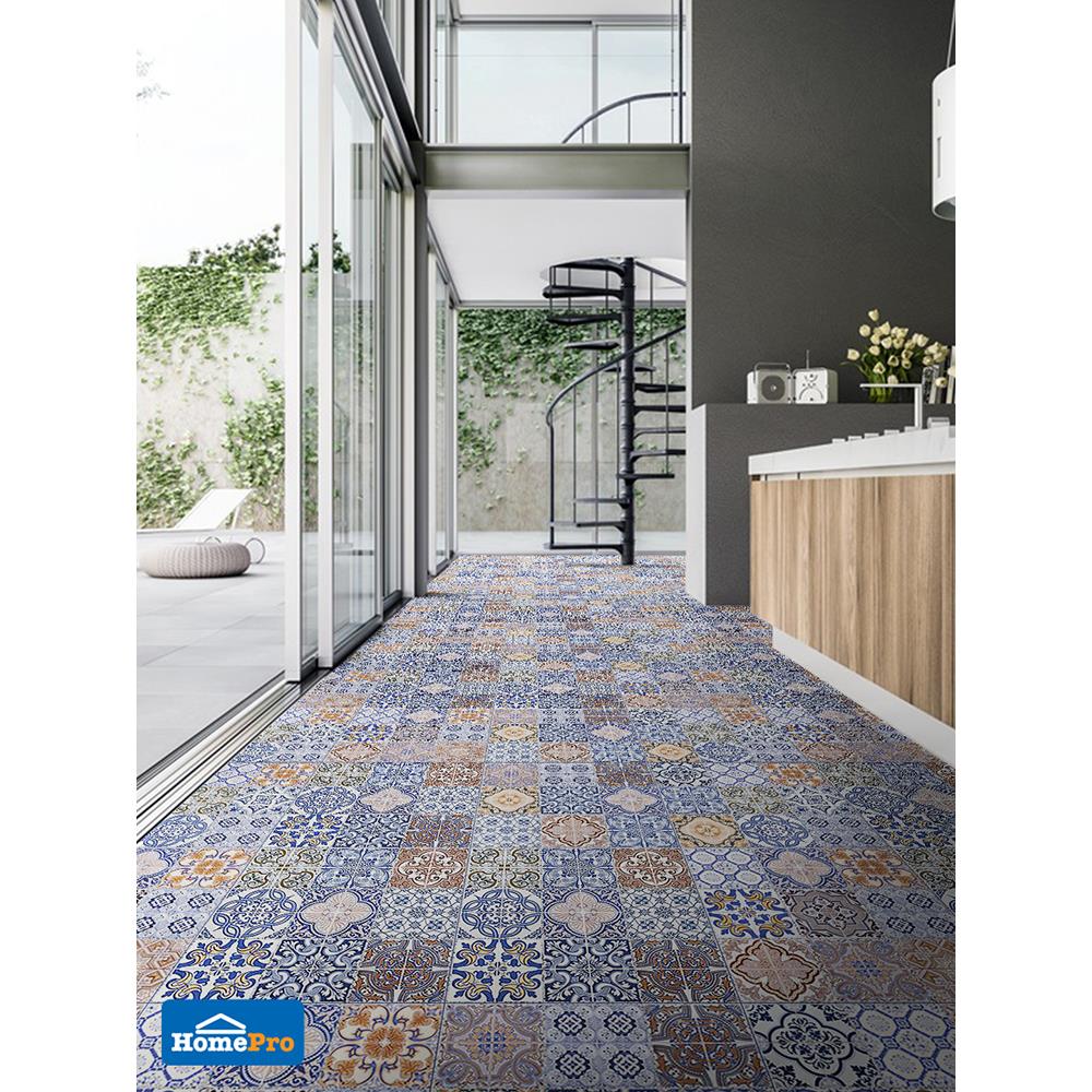 กระเบื้องพื้น 16x16 นิ้ว DURAGRES เบนฟิก้า คัลเลอร์ฟลู (EXC) A