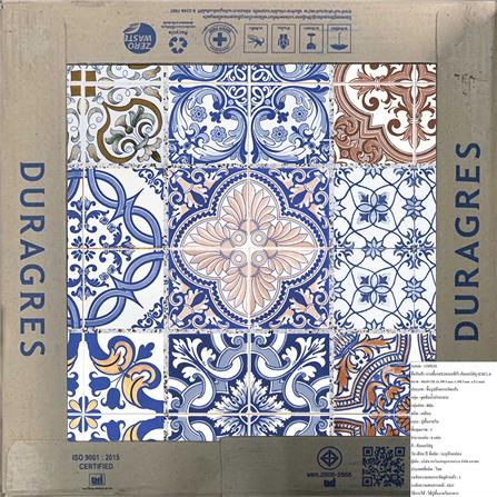 กระเบื้องพื้น 16x16 นิ้ว DURAGRES เบนฟิก้า คัลเลอร์ฟลู (EXC) A_5