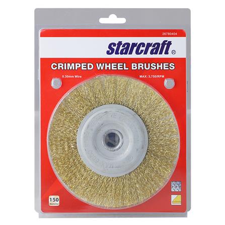 แปรงลวดกลมขัดเหล็ก STARCRAFT 150x13x35 มม._2