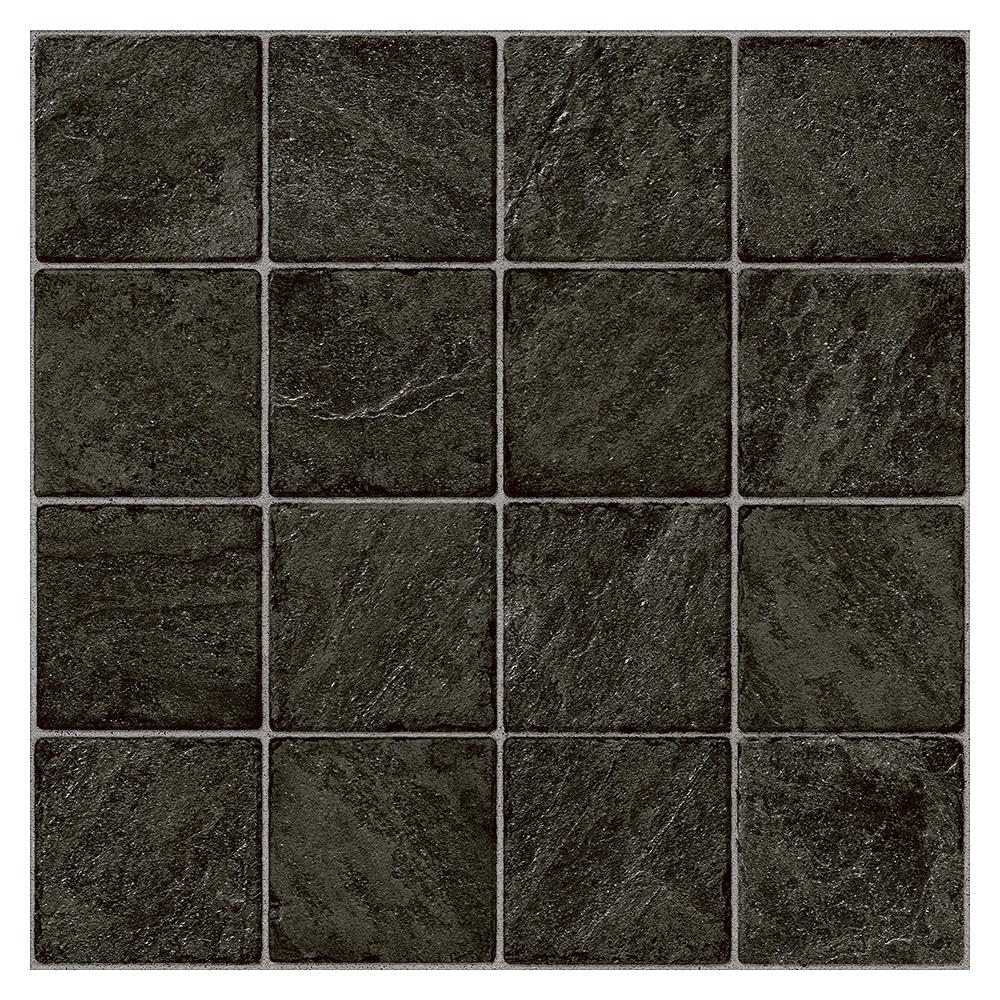 กระเบื้องพื้นพอร์ซเลน  40x40 ซม. CERGRES จากัวร์ ดำ A 0.96M2