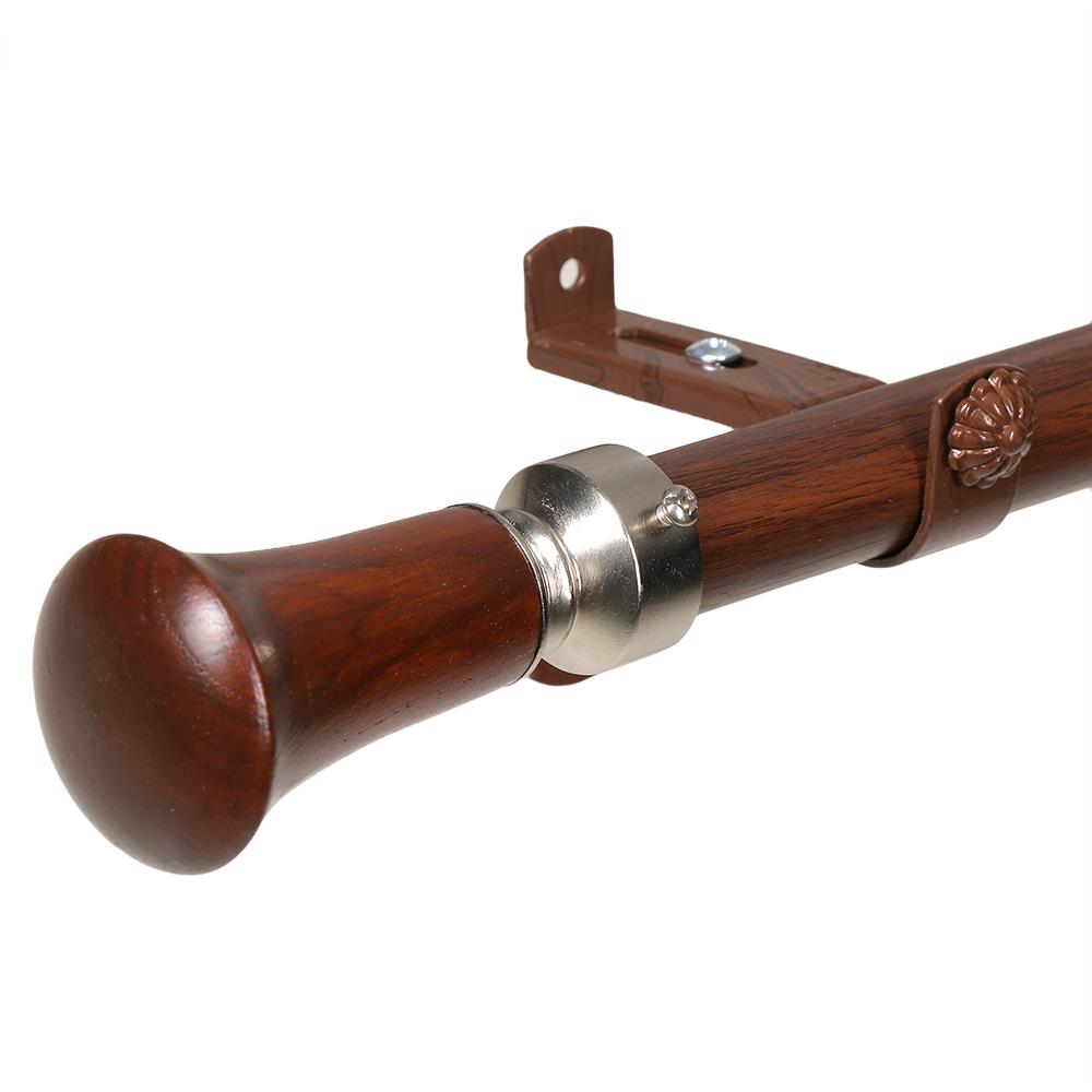 รางอะลูมิเนียม ยืดหด HOME LIVING STYLE LOREEN 185-350 ซม. สีโอ๊ค