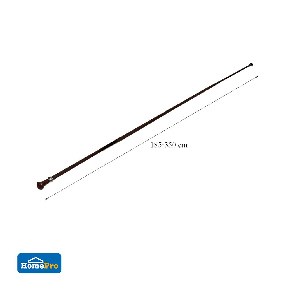 รางอะลูมิเนียม ยืดหด HOME LIVING STYLE LOREEN 185-350 ซม. สีโอ๊ค