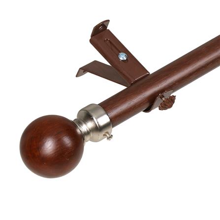 รางอะลูมิเนียม ยืดหด HOME LIVING STYLE DEMBEL 185-350 ซม. สีโอ๊ค_1