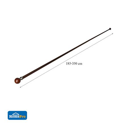 รางอะลูมิเนียม ยืดหด HOME LIVING STYLE DEMBEL 185-350 ซม. สีโอ๊ค_5