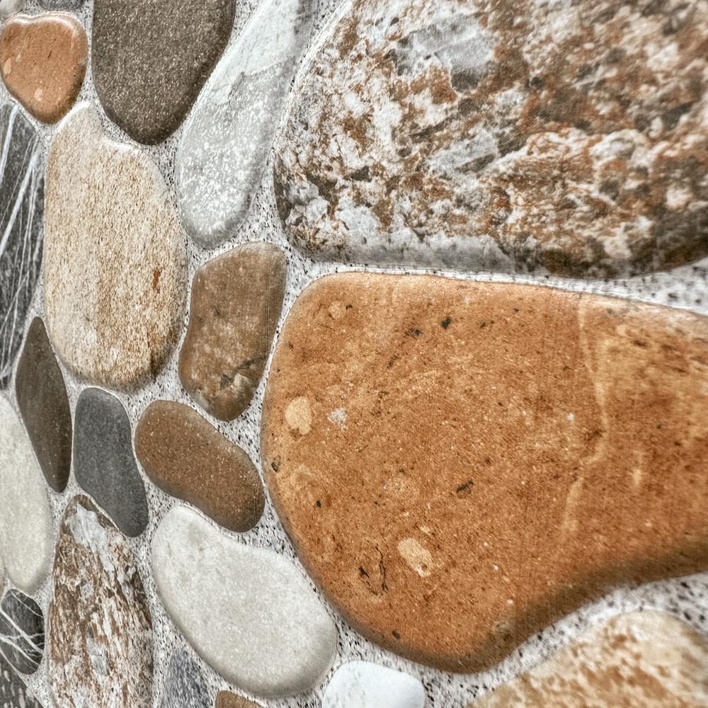 กระเบื้องพื้น 16x16 นิ้ว TARA แคลสโตน น้ำตาล PM 0.96M2