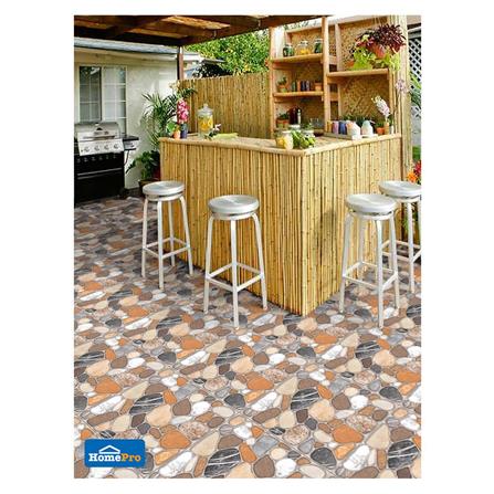 กระเบื้องพื้น 16x16 นิ้ว TARA แคลสโตน น้ำตาล PM 0.96M2_4